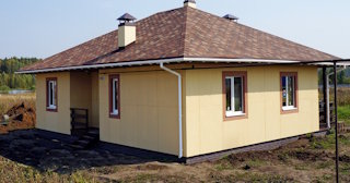 Одноэтажный дом из панелей под ключ в Жигулевске - Строй-Жгл от 137423 рублей